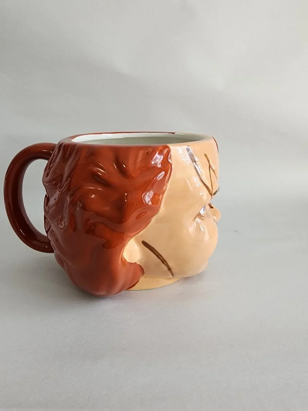 Silver Buffalo Chucky Head 3D Sculpted Ceramic Mug 20 oz Child’s Play Horror